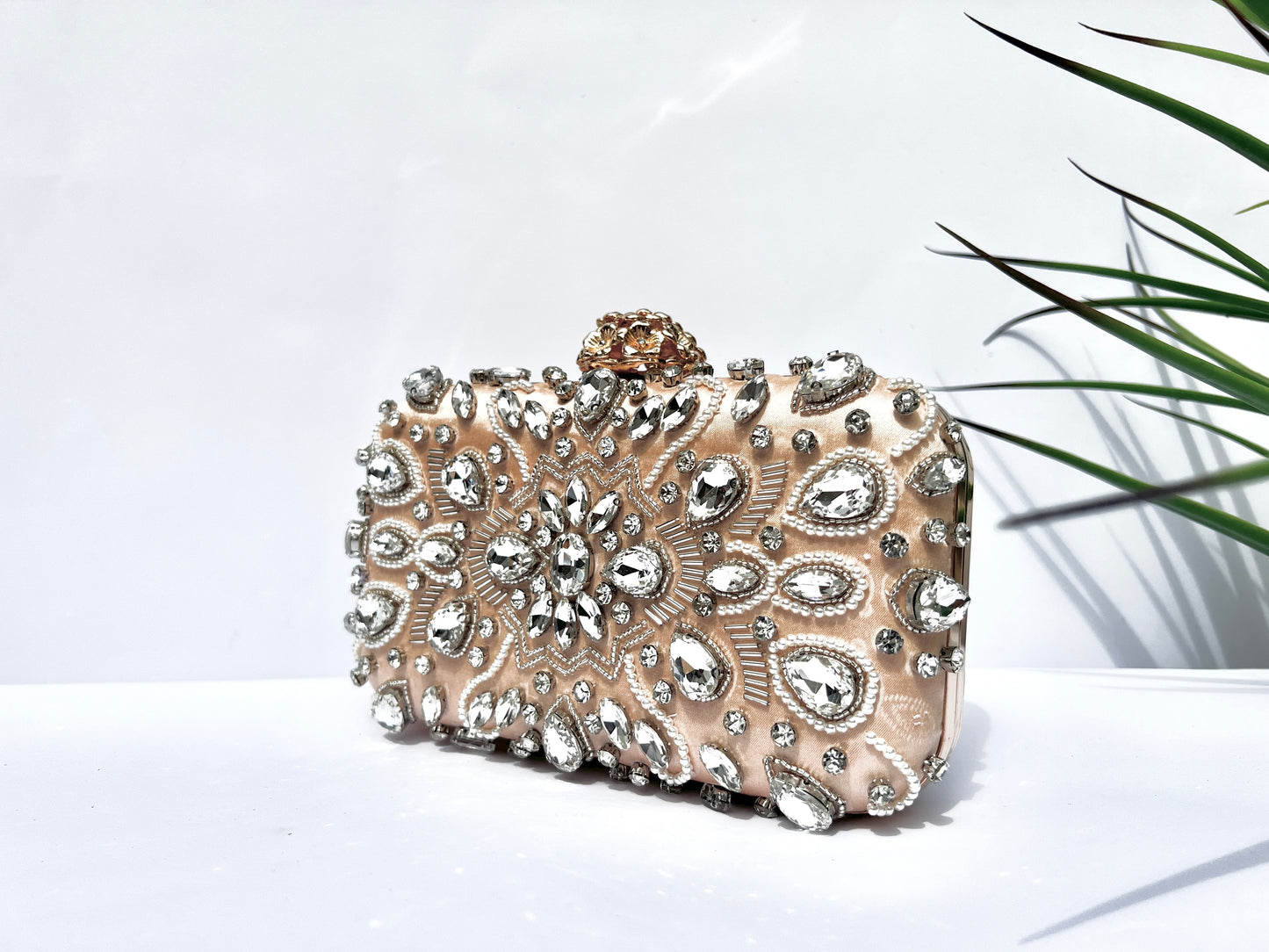 Alba - Champagne Diamond Embellished