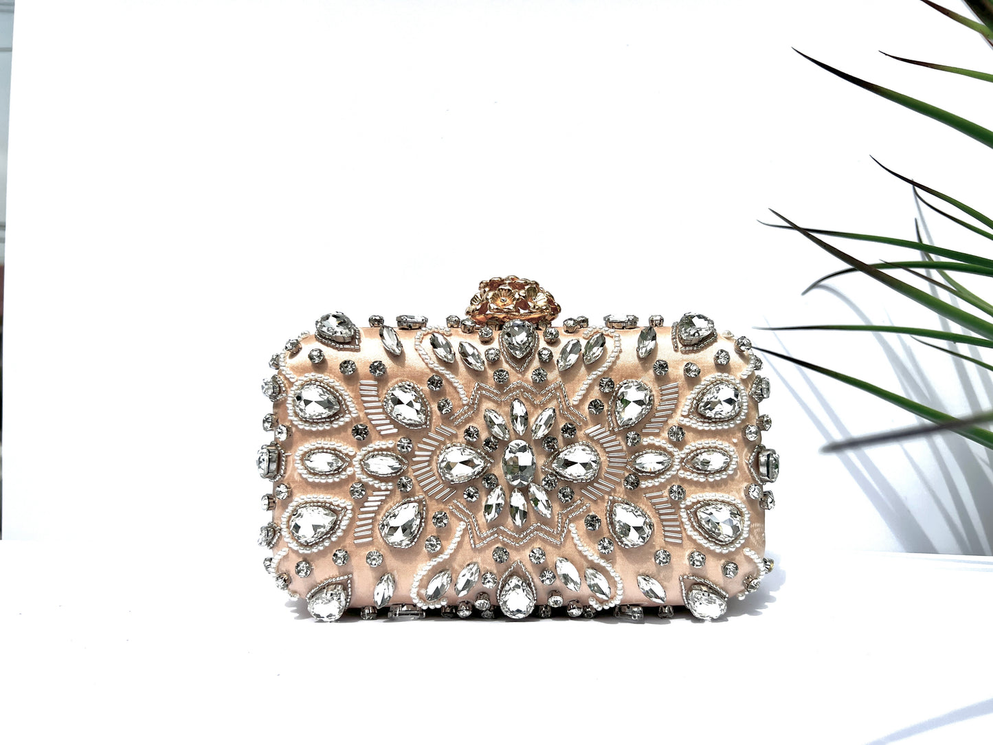 Alba - Champagne Diamond Embellished